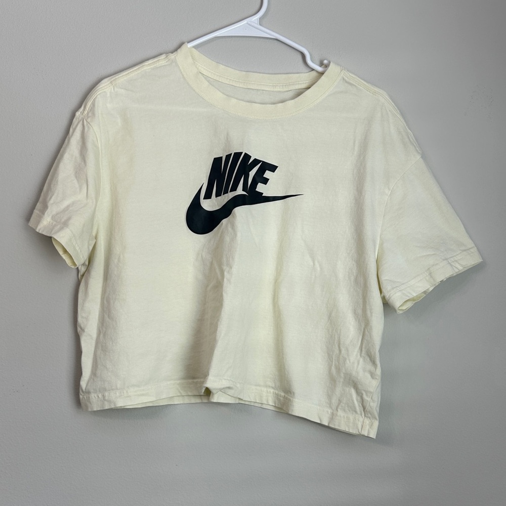 Nike Off-White Crop Top
